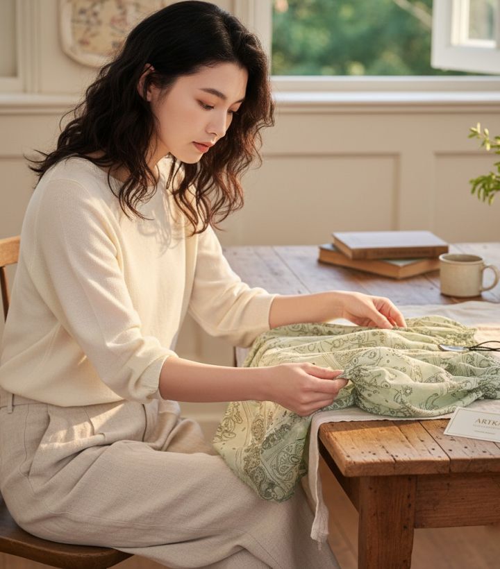 A woman models a black Tiny Spark hoodie with a vibrant graphic print, red sunglasses, and a silver chain, ideal for street style collections.