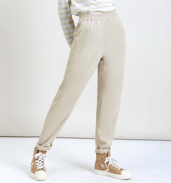 Straight Fit Woolen Trousers