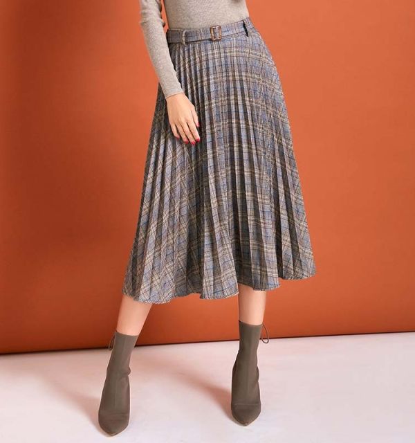 Pleated Midi Skirt Co-Ord Set