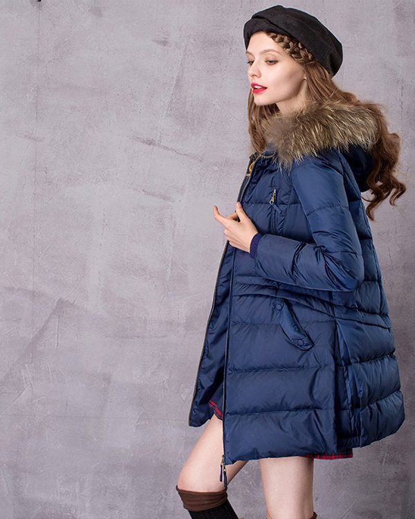 Parka Jacket with Faux Fur Lined Hood