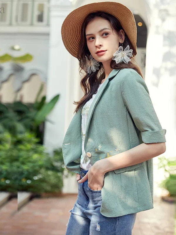 Women’s Embroidery Blazer