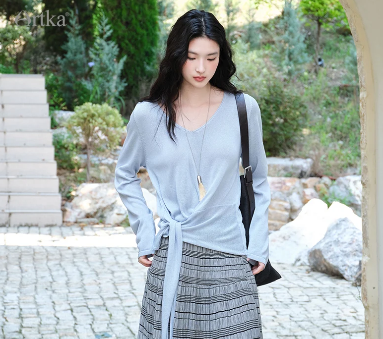 Casual Autumn Knit Pullover - Artka Official