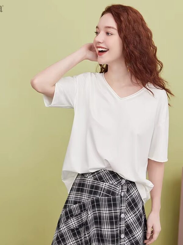 Women’s Cotton V-Neck T-Shirt